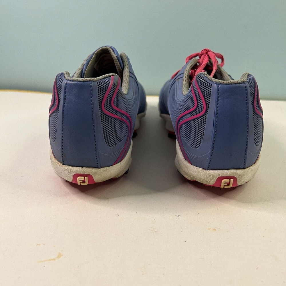 Footjoy Aspire Golf Shoes Women's Size 8.5 M Periwinkle Blue MISSING LACES 98896 - Picture 9 of 15